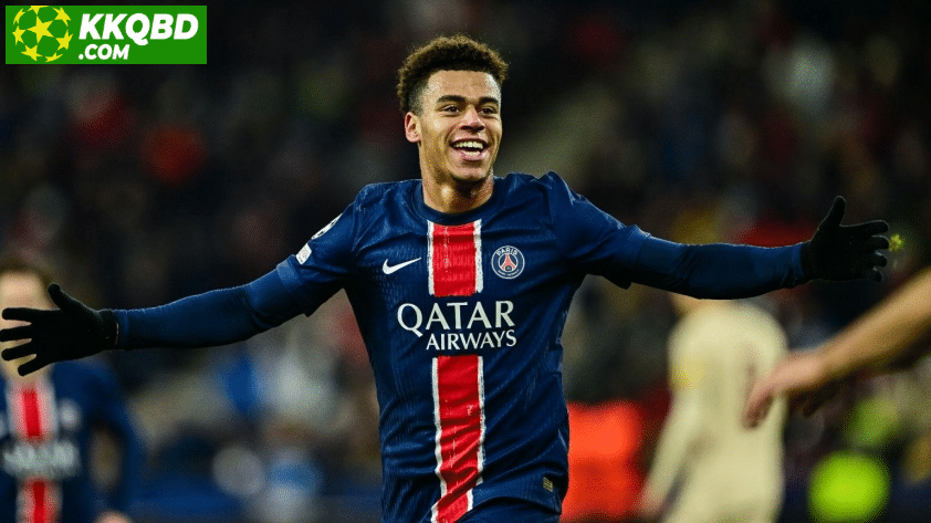 Doué chói sáng trong màu áo PSG (Ảnh: ESPN).